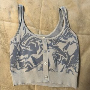Pacsun baby blue tank top